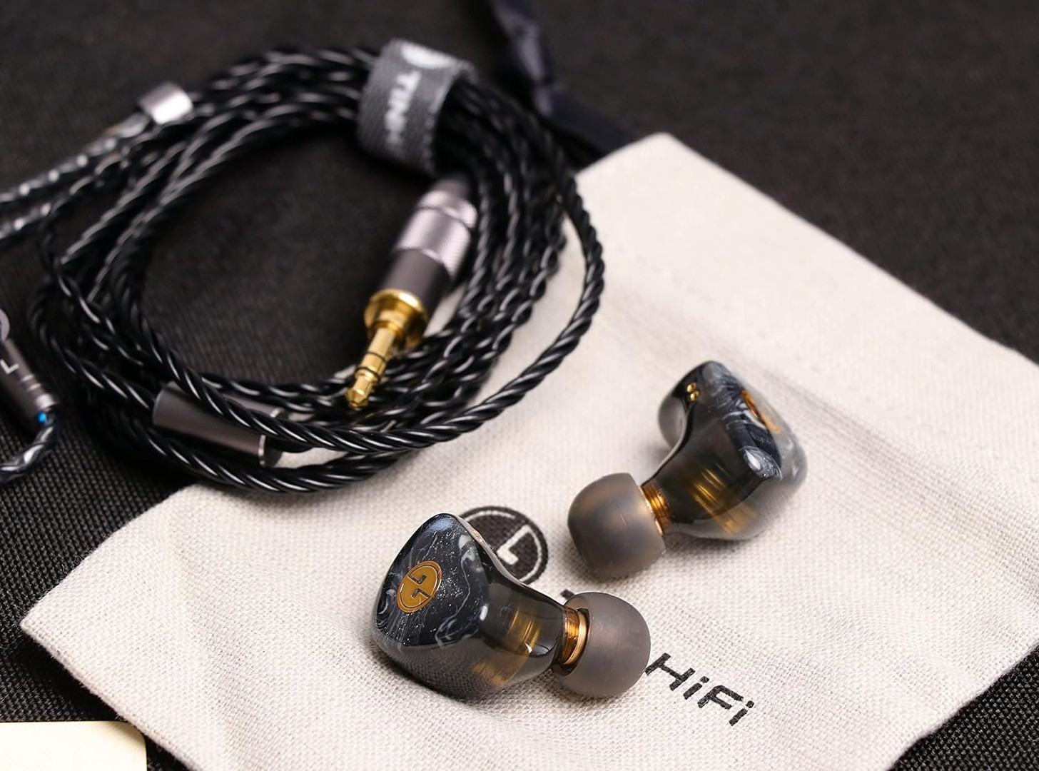camaras y audio - TinHifi T3 Plus In Ear Monitor IEM 1DD 10mm cable desmontable 2 pines 0.78mm 5
