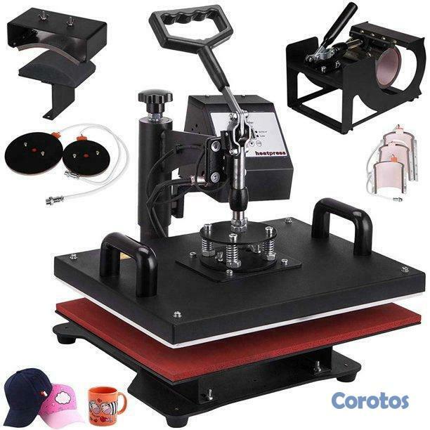 otros electronicos - Combo Maquina de sublimación 8 en 1 2