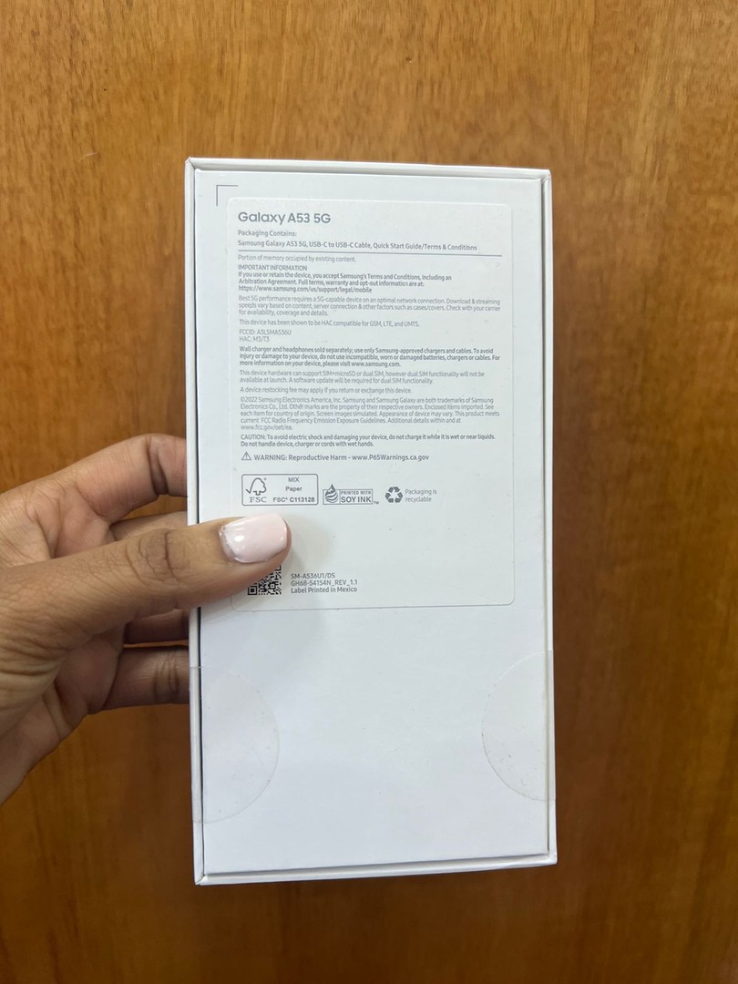 celulares y tabletas - Samsung Galaxy A53 De 128gb Sellado  3
