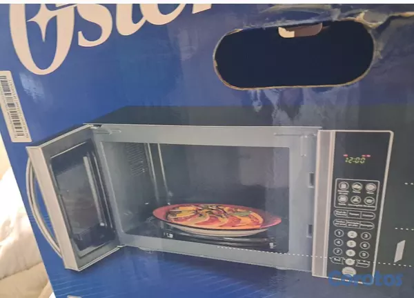 cocina - Microondas nuevo de caja color  negro  marca  oste 3