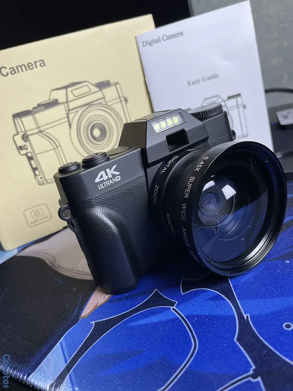 camaras y audio - Cámara digital 4K para fotografía, enfoque automático, 56 MP, zoom digital 16X 2