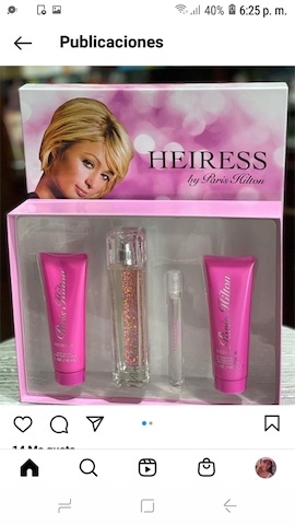 salud y belleza - Set de perfume Heiress de Paris Hilton