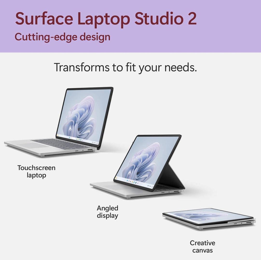 computadoras y laptops - Microsoft Surface Laptop Studio 2 14.4” 512GB/16GB RTX 4050 i7 6