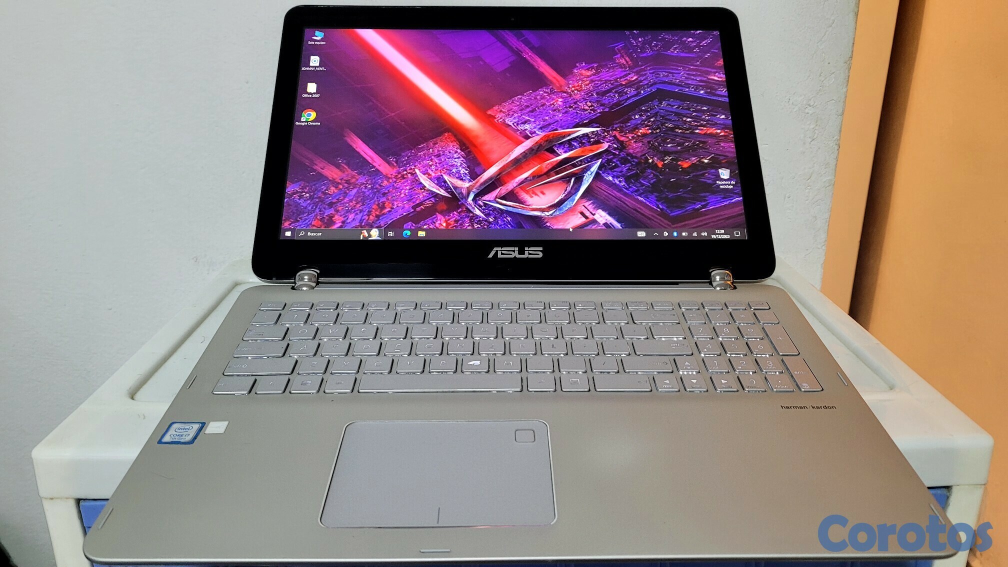 computadoras y laptops - Laptop Asus 17 Pulg Core i7 7ma Gen Ram 16gb ddr4 Disco 512gb SSD Solido 1
