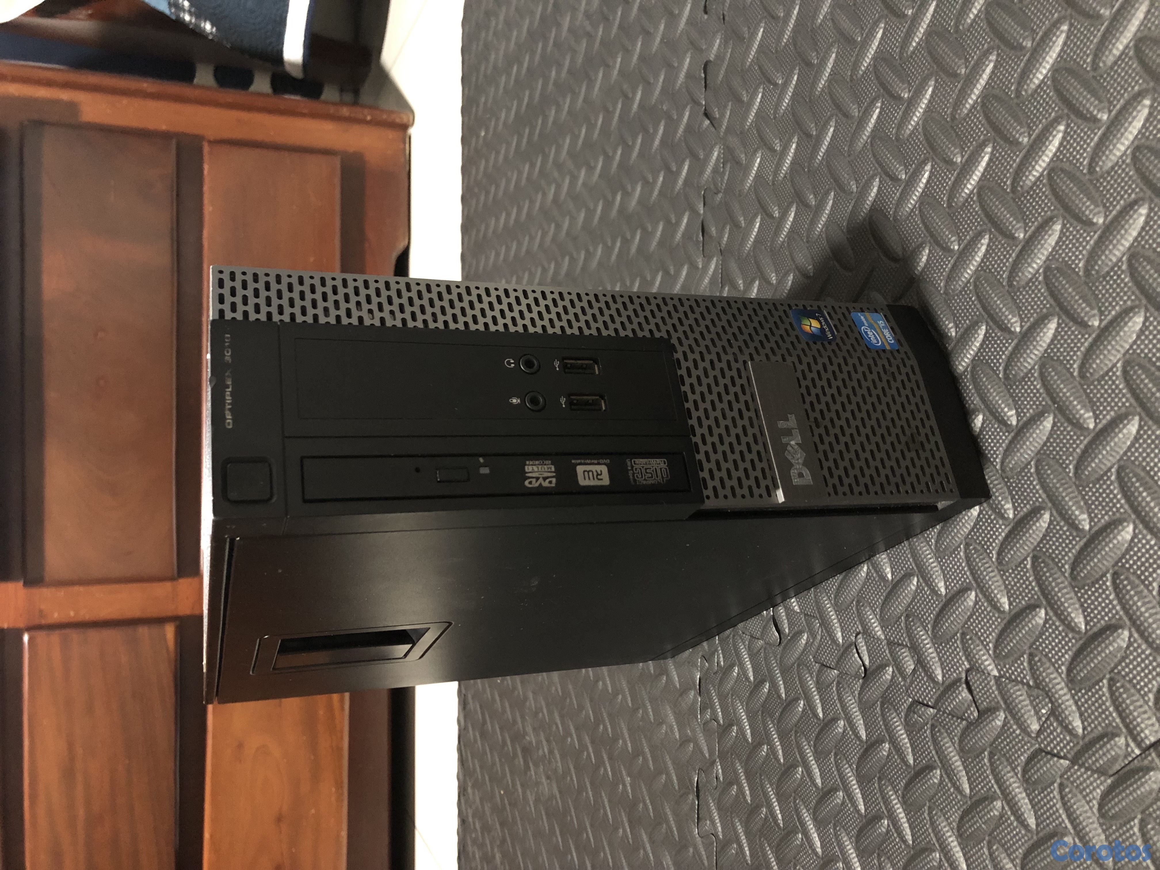 computadoras y laptops - DELL OptiPlex 3010 SFF i5 + GT 1030 + SSD + Monitor, lista para jugar y trabajar 1