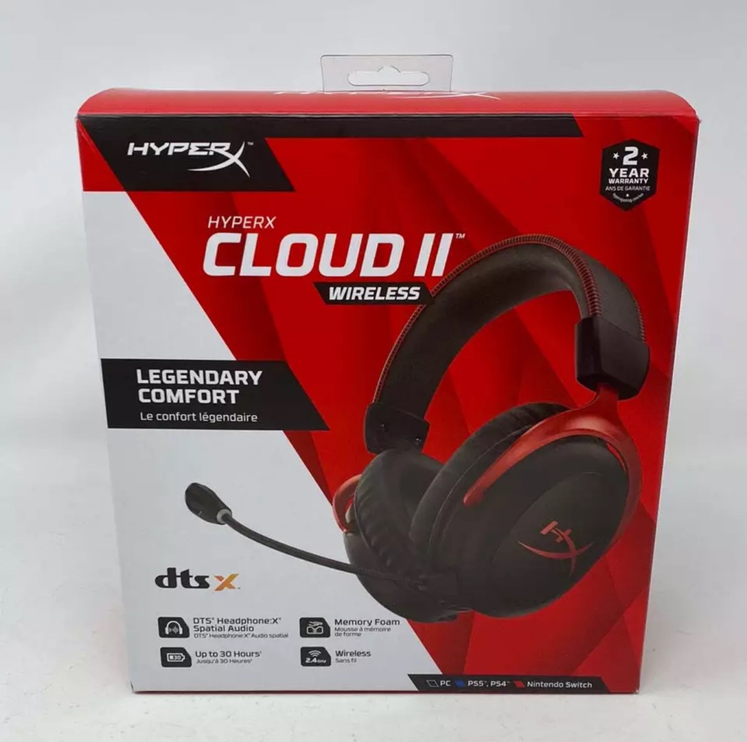 consolas y videojuegos - Headset HyperX Cloud II Wireless Bluetooth Gaming PS5/PS4 PlayStation 