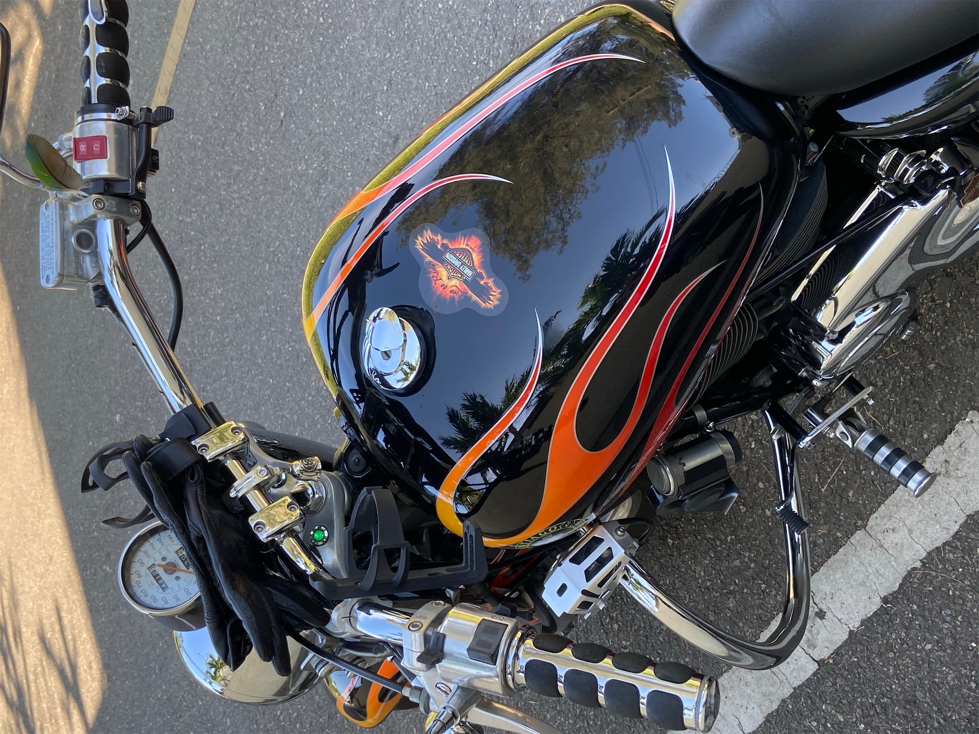motores y pasolas - Moto tipo Harley Davidson 4