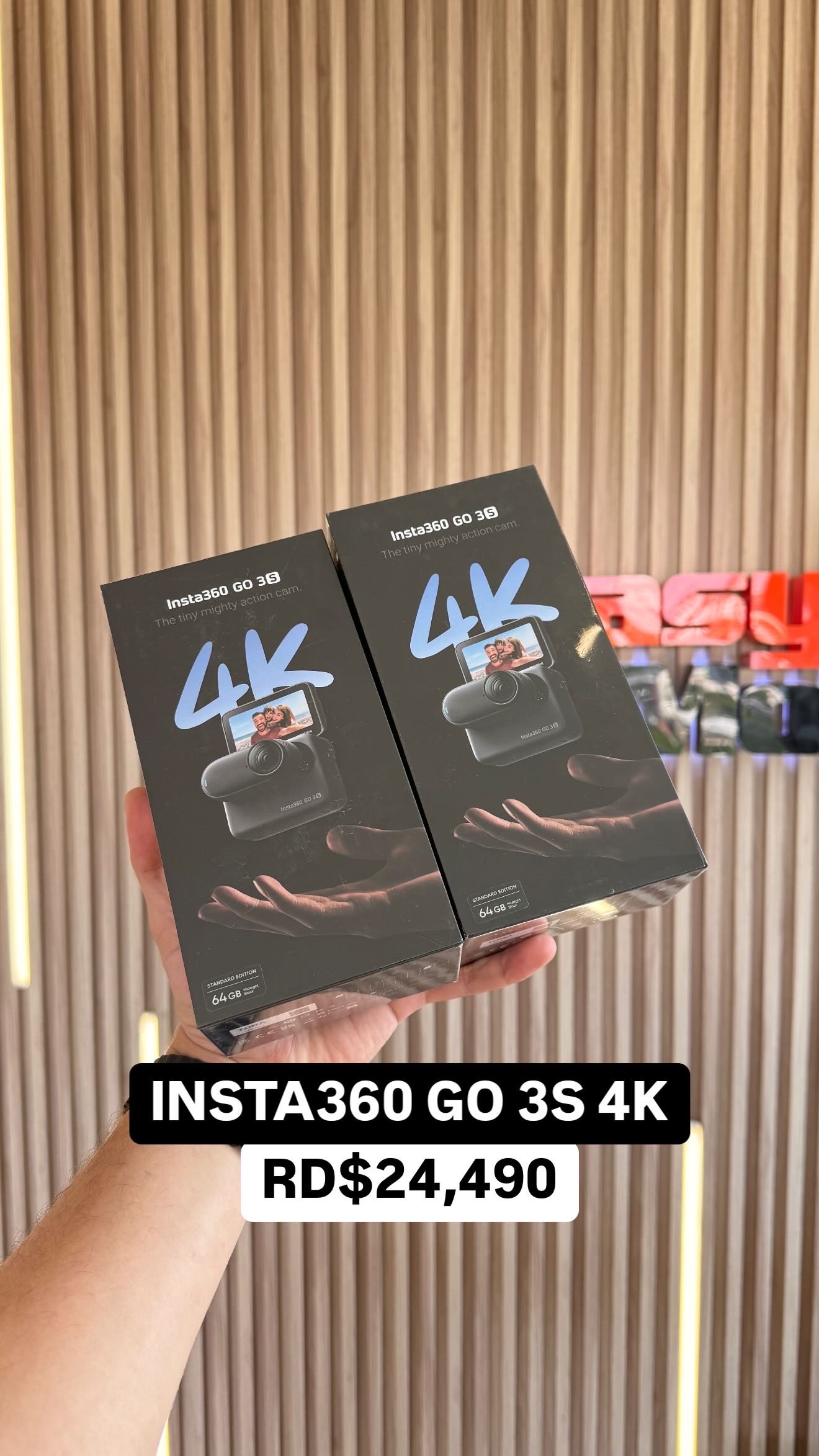 camaras y audio - INSTA360 GO 3S 4K SELLADA  0