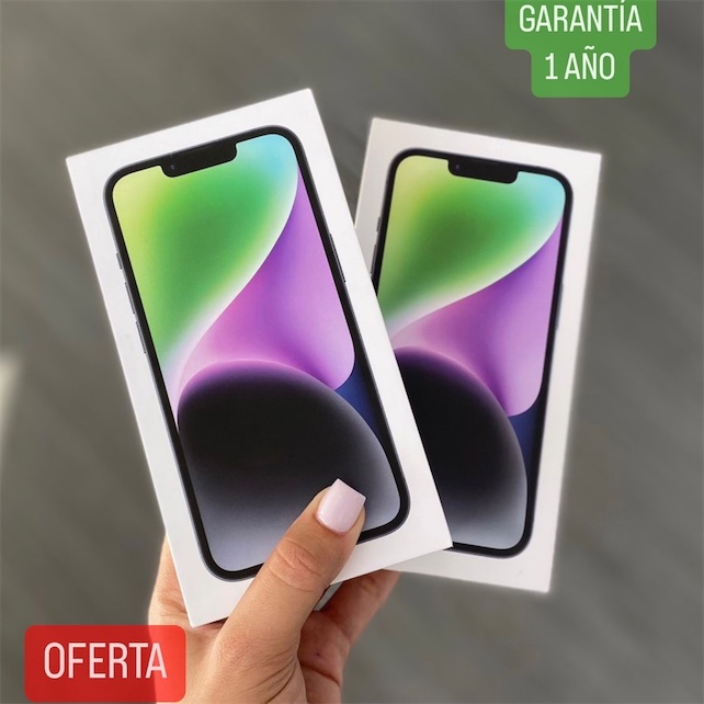 celulares y tabletas - Oferta iPhone 14 Normal 128GB ESIM Midnight Nuevos Sellados