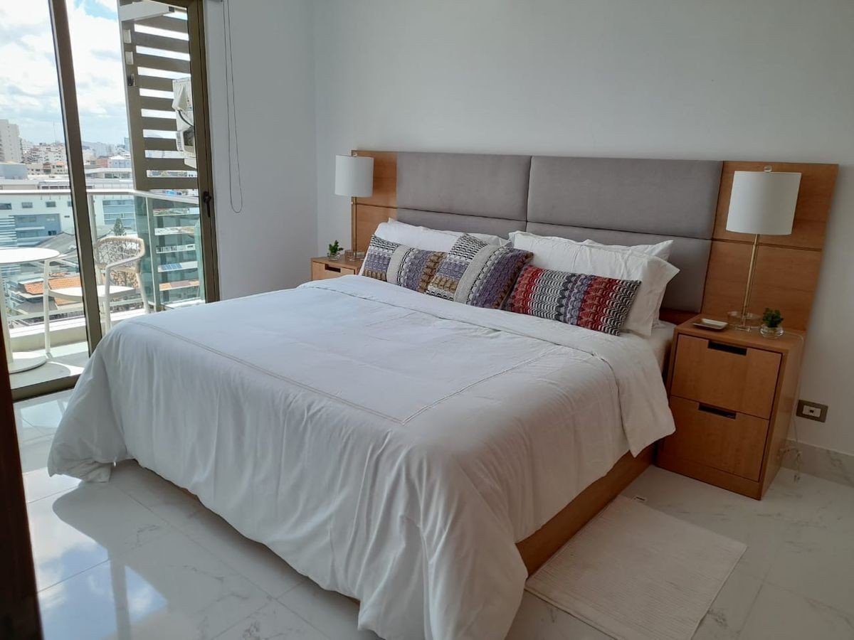 apartamentos - Apartamento En Alquiler En Piantini Amueblado De Una Habitación 5