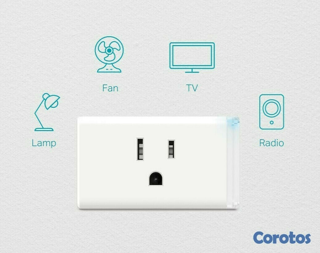 otros electronicos - Conector de corriente enchufe wifi, encienda y apague cualquier aparato 2