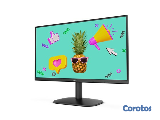 computadoras y laptops - MONITOR AOC 22 pulgadas  HDMI  FHD 1920X 1080, BORDERLESS, VESA, ULTRASLIM 3