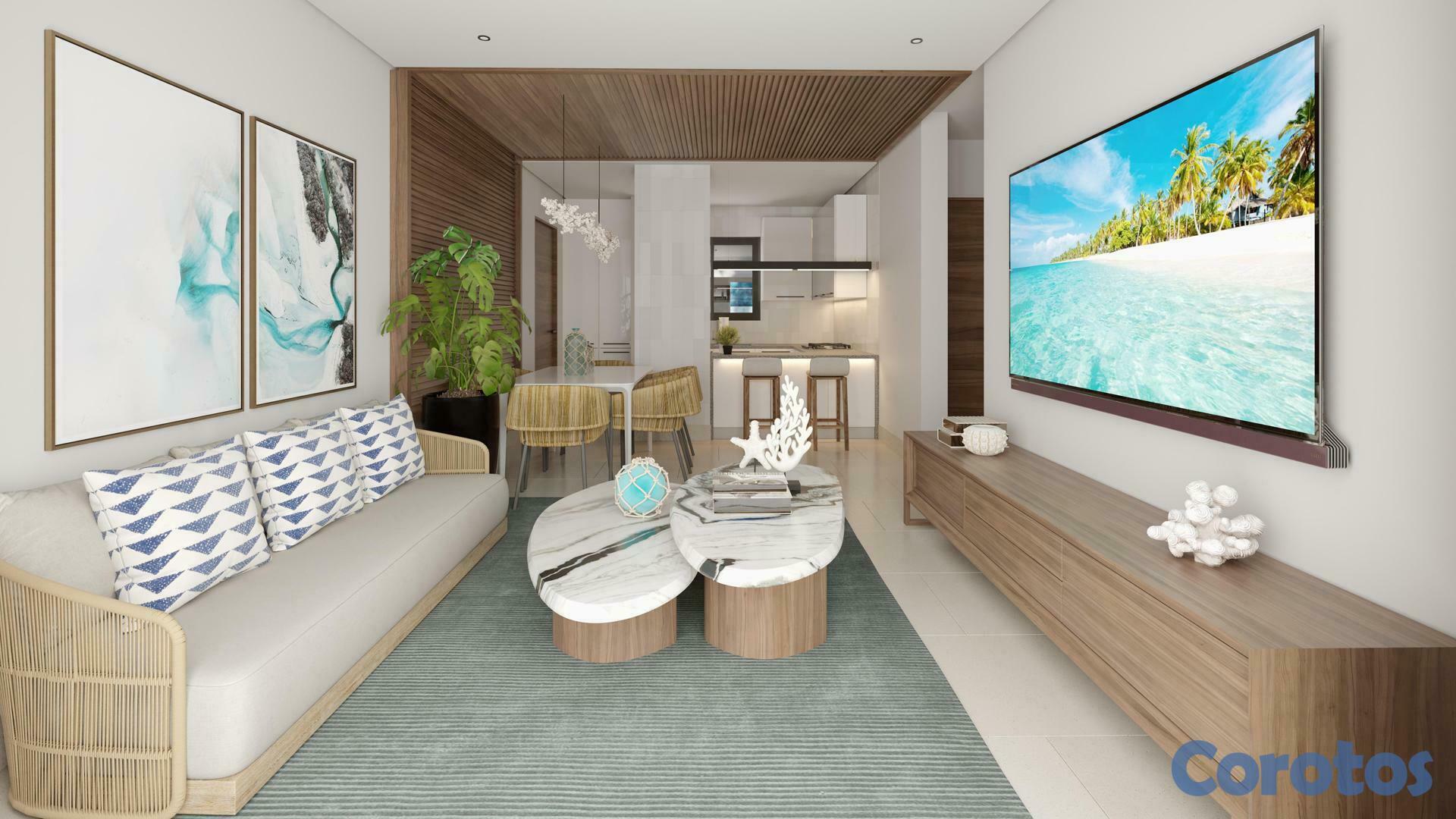 apartamentos - Apartamentos de 2 habitaciones en venta en Vista Cana 4