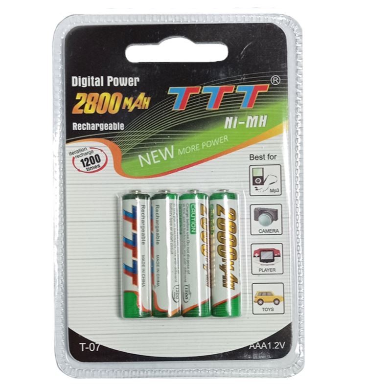 otros electronicos - Paquete de 4 Pilas Triple A Recargables 4 Unidades 1