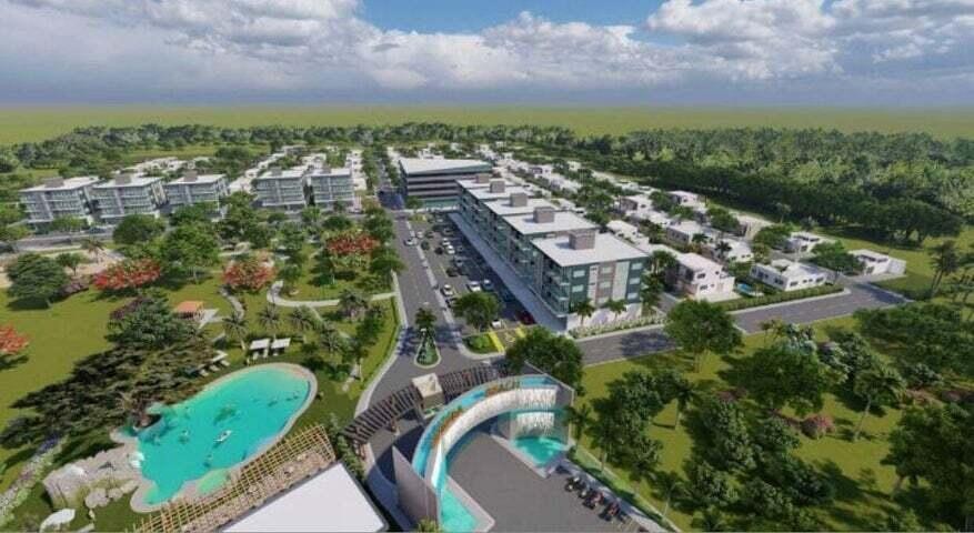 apartamentos - Proyecto en venta Punta Cana #24-1621 un dormitorio, áreas sociales.
 6