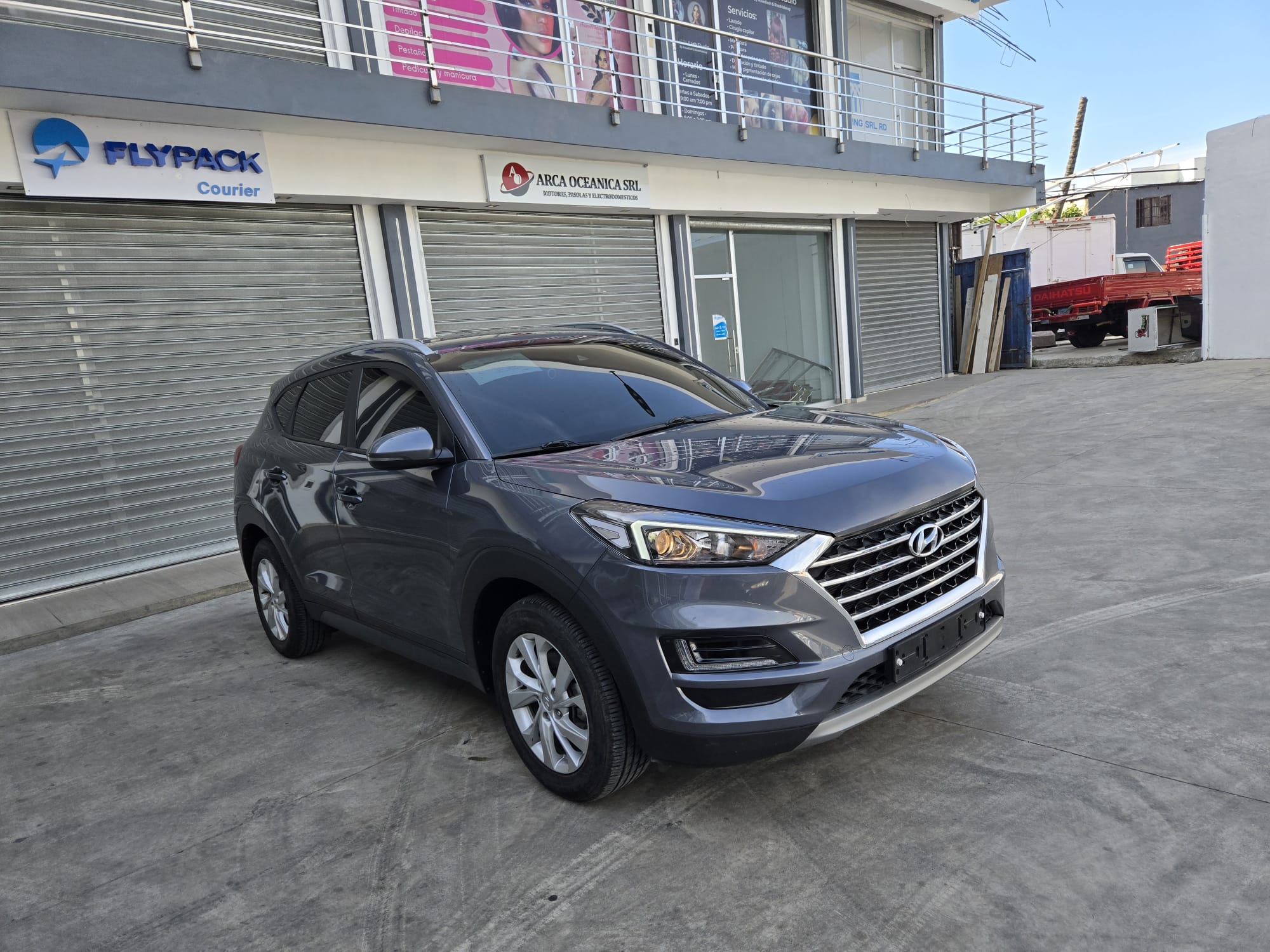 jeepetas y camionetas - HYUNDAI TUCSON 2020 GRIS OSCURO DIESEL 7