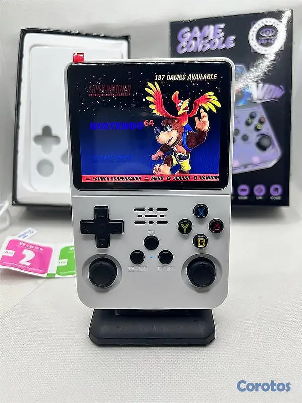consolas y videojuegos - Portátil R36s con más de 15 mil juegos integrados  4