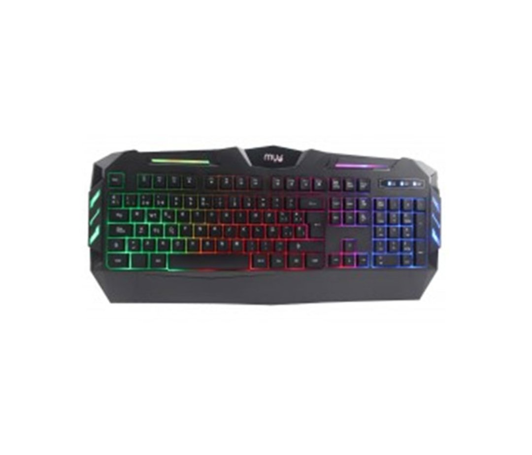 computadoras y laptops - TECLADO GAMING MYO SERIE 5, USB, LED, BACKLIGHTING RAINBOW. ESPAÑOL