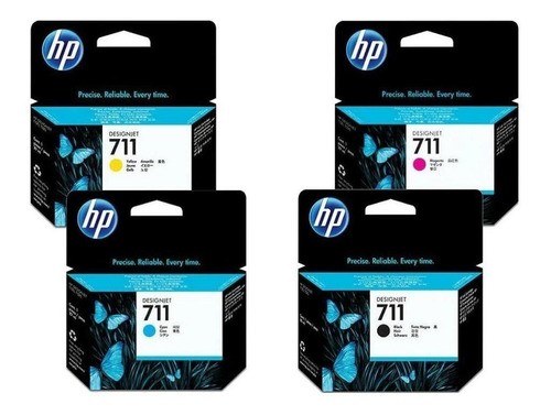 computadoras y laptops - CARTUCHO HP 711 TOTALMENTES ORIGINALES  EN TODOS LOS COLORES PARA T120 T130 1