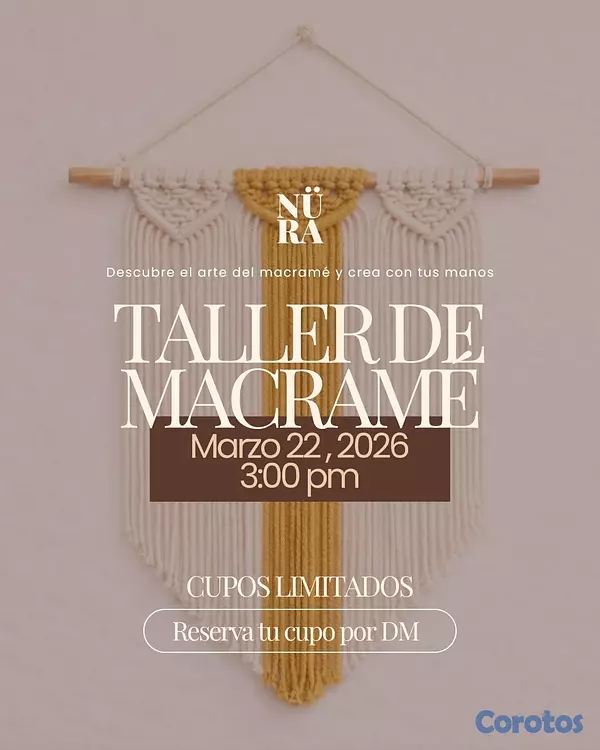cursos y clases - Taller de macramé desde cero  1