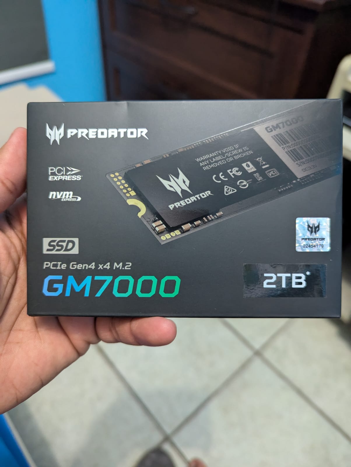 computadoras y laptops - Acer Predator GM7000 SSD 2TB M.2 SSD 2280 NVM