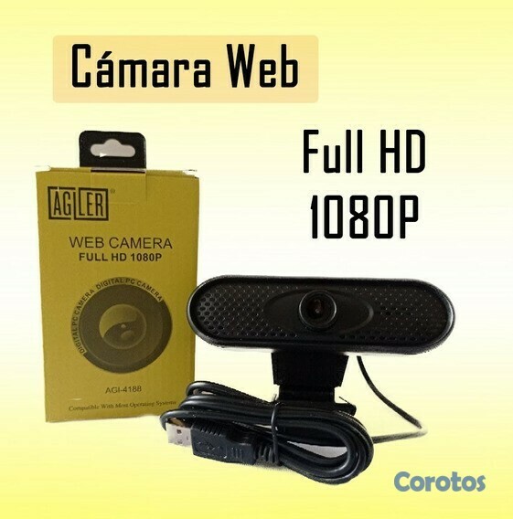 computadoras y laptops - CAMARA WEB AGILER FHD 1080P, MICRÓFONO INTEGRADO 2