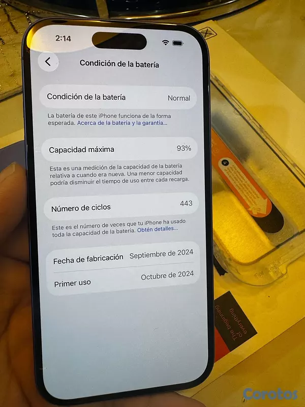 celulares y tabletas - iPhone 16 Cómo Nuevo Unlock 5