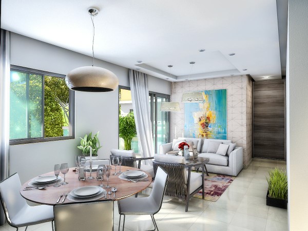 apartamentos - Venta de apartamento en la autopista de san isidro santo domingo este 3