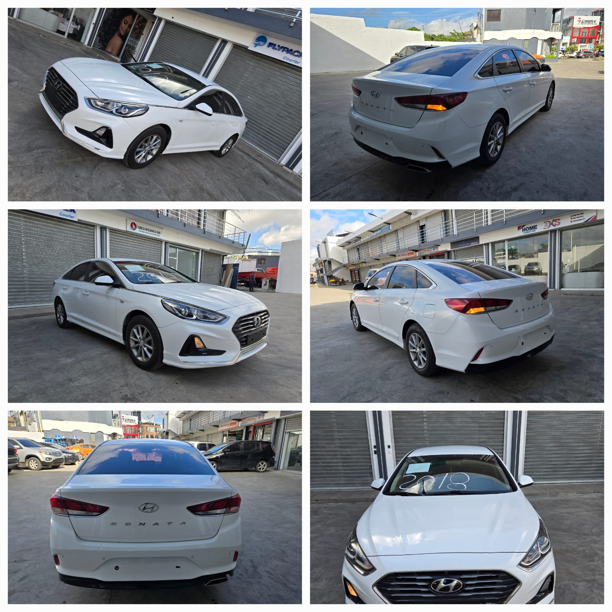 carros - HYUNDAI SONATA NEW RISE 2018 BLANCO 8