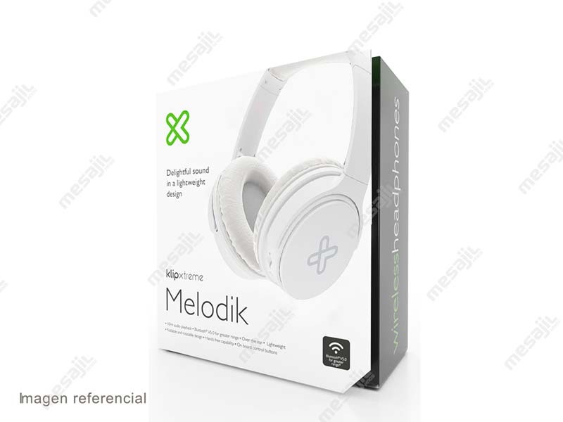 computadoras y laptops - AUDIFONO CON MICROFONO KLIPX MELODIK, BLUETOOTH V5.0, BATERIA RECARGABLE, 10 HOR 1