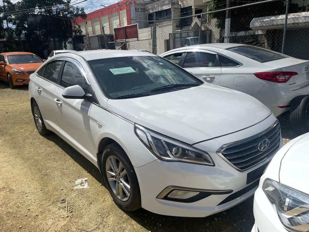 carros - HYUNDAI SONATA 2017 BLANCO 1