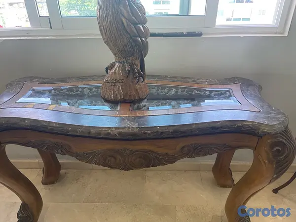 decoración y accesorios - Mesa de caoba (NEGOCIABLE) 4