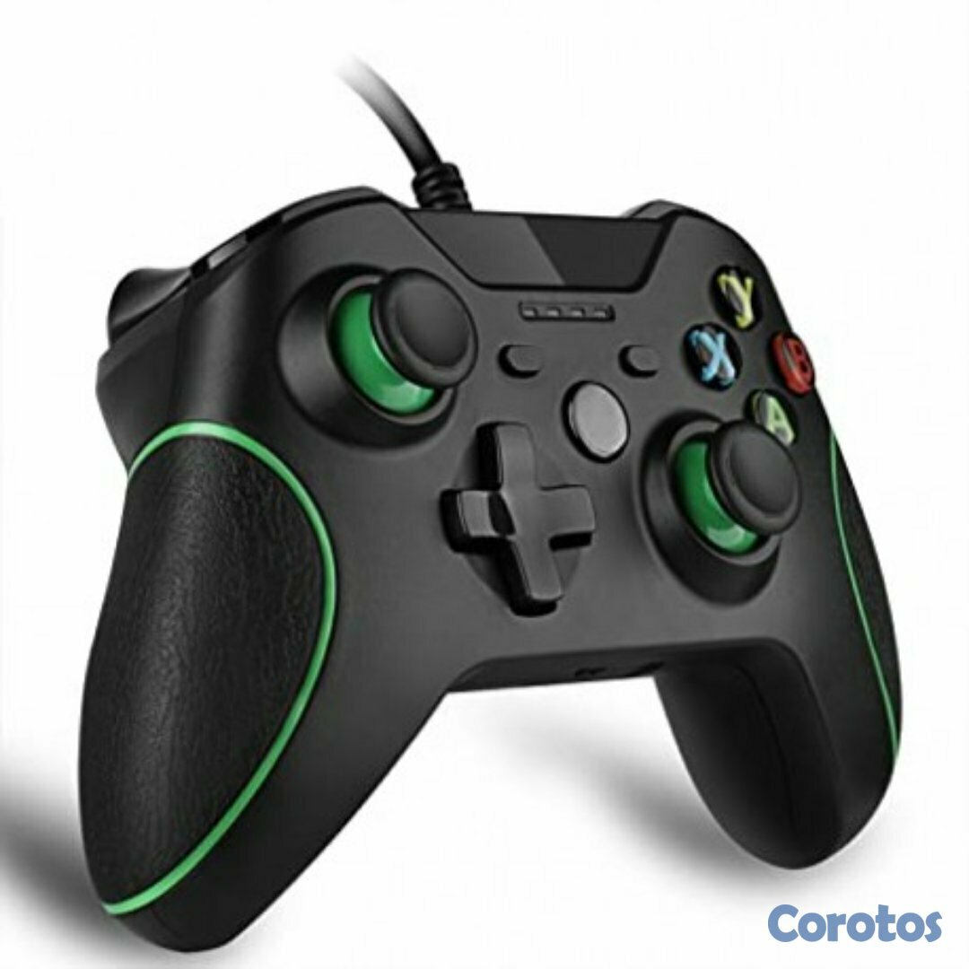 computadoras y laptops - CONTROL  GAME PAD  PARA  JUEGOS FANTECH VERDE/NEGRO  PARA PC/PS3, NEGRO