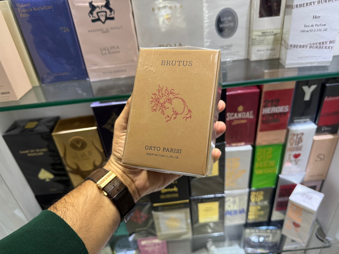 joyas, relojes y accesorios - Vendo Perfume BRUTUS ORTO PARISI PARFUM 50ML - Nuevos, Originales $ 7,500 NEG