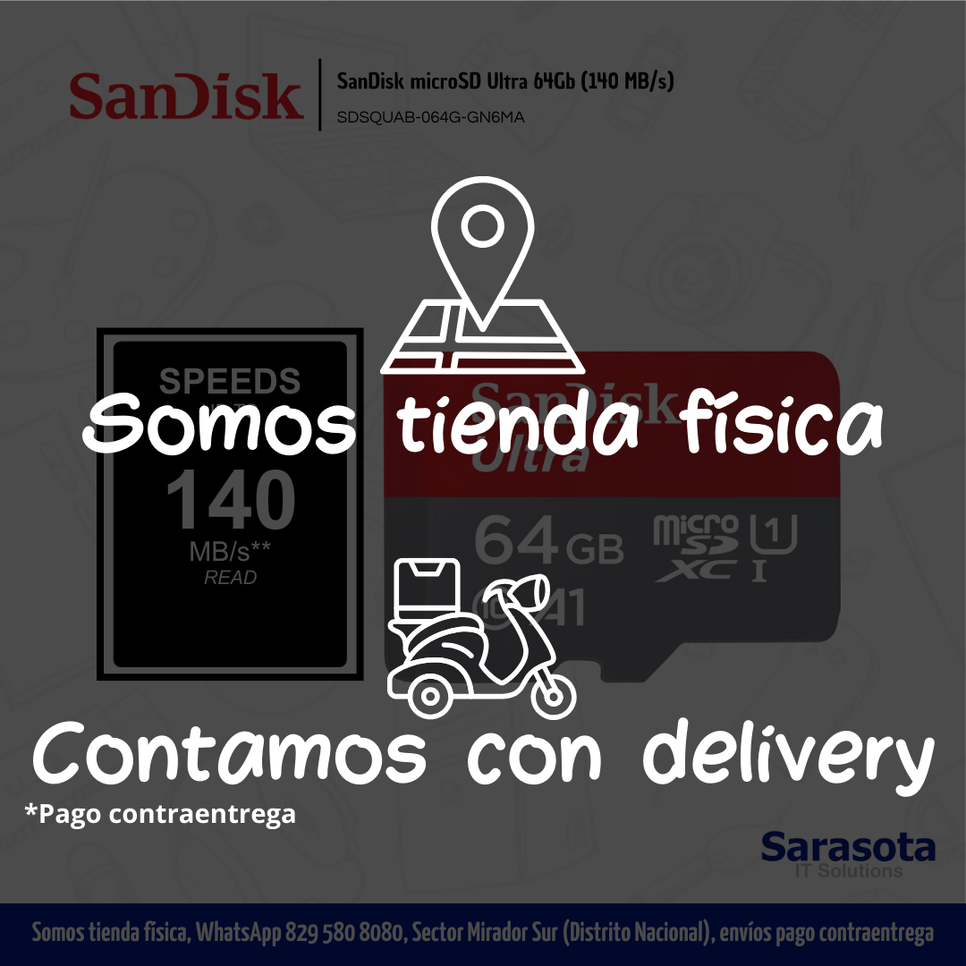accesorios para electronica - SanDisk microSD Ultra 64Gb (140 MB/s) 1