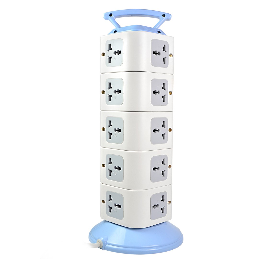 accesorios para electronica - Regleta Vertical Multitomas Multienchufe Enchufe Extension 6