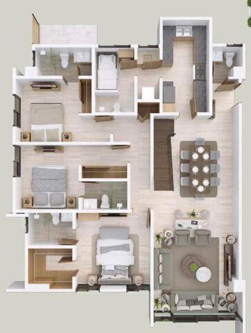 apartamentos - Apartamento en venta #24-566 estilo minimalista, espacioso, seguridad 8