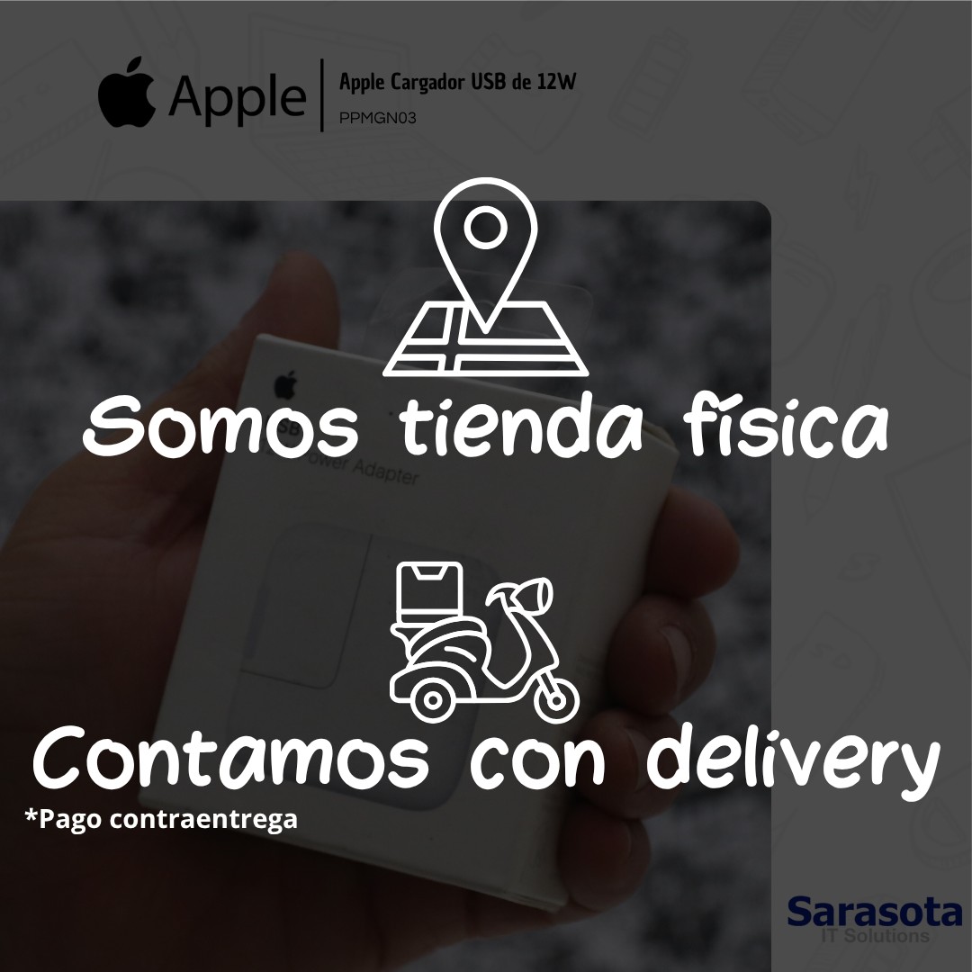 accesorios para electronica -  Adaptador fuente de corriente USB de 12W de Apple 3