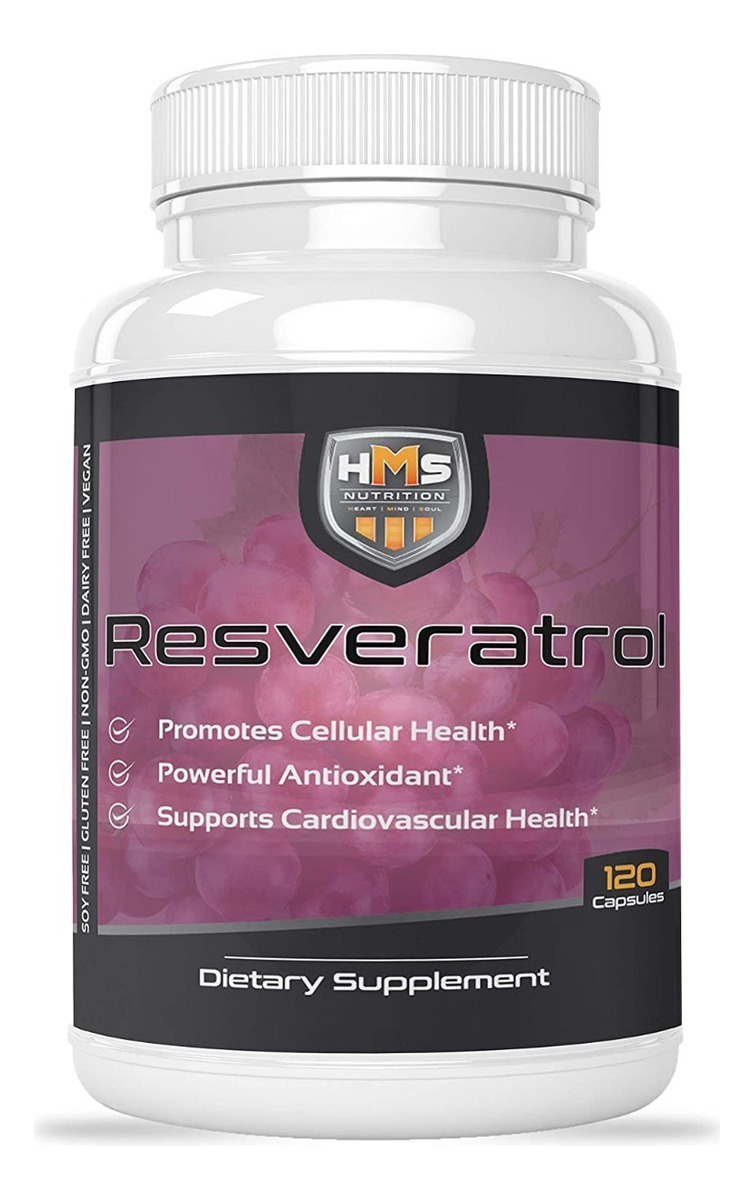 Salud y Equipamiento Médico - Resveratrol 120 Cap Hms Nutrition 1