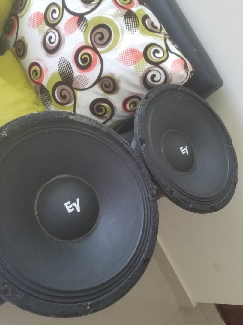 consolas y videojuegos - 2 Bocinas EV de 12 voz