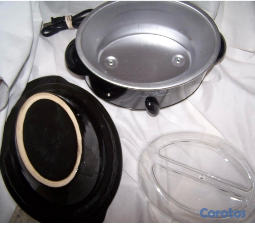 electrodomesticos - Olla de cocción lenta la original Crock-Pot Double Dipper 5