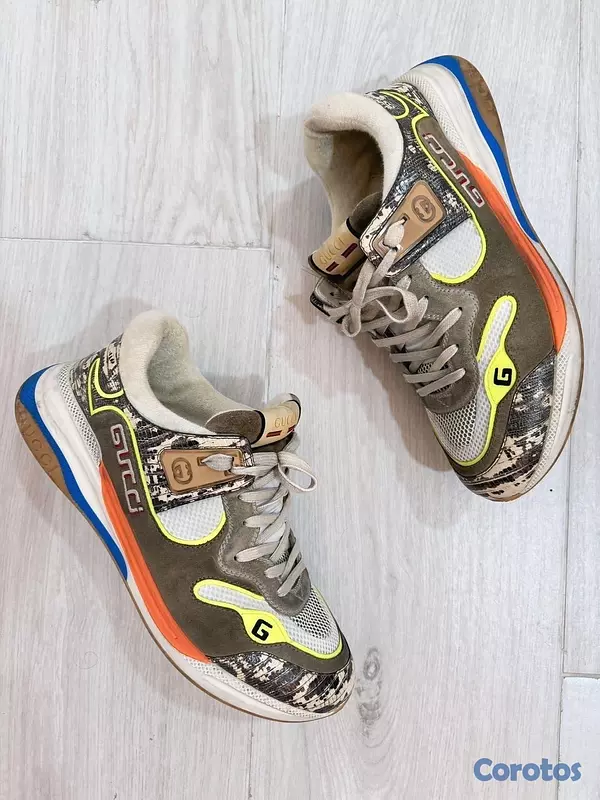 zapatos para hombre - Tenis Gucci size 12/46 Ultra Pace como nuevos, con su caja y dustbag
 2