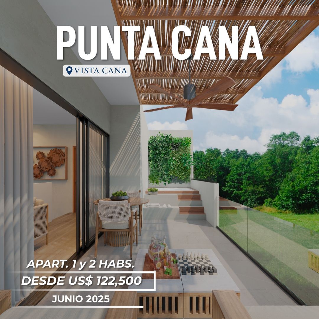 apartamentos - Vendo Apartamento En Punta Cana