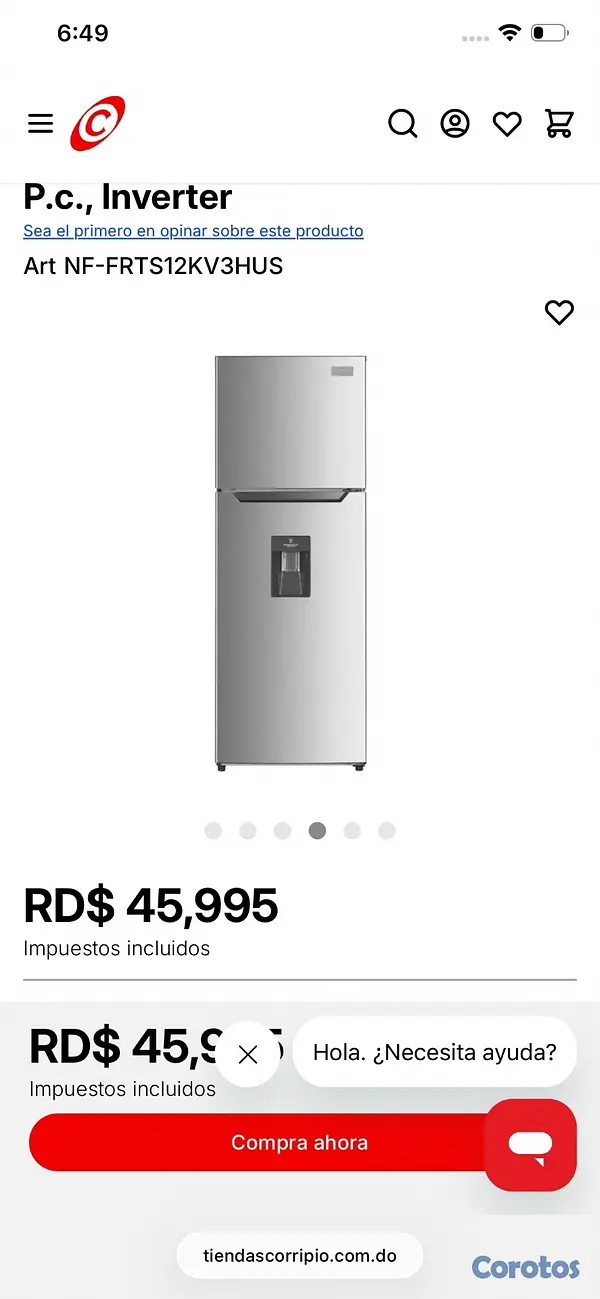 electrodomesticos - Nevera nueva frigidaire $ 31,000 3