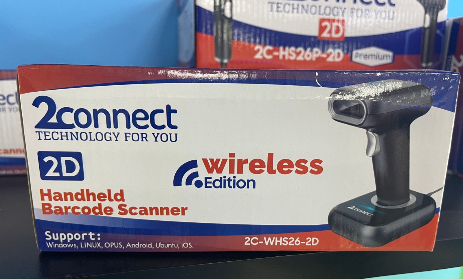 impresoras y scanners -  Lector Código Barras Wireless 2connet 2D