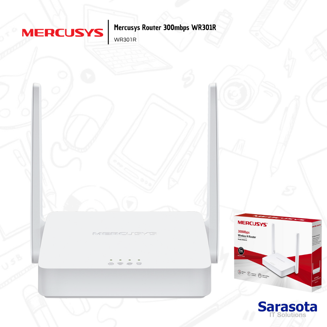 accesorios para electronica - Mercusys Router 300mbps WR301R
