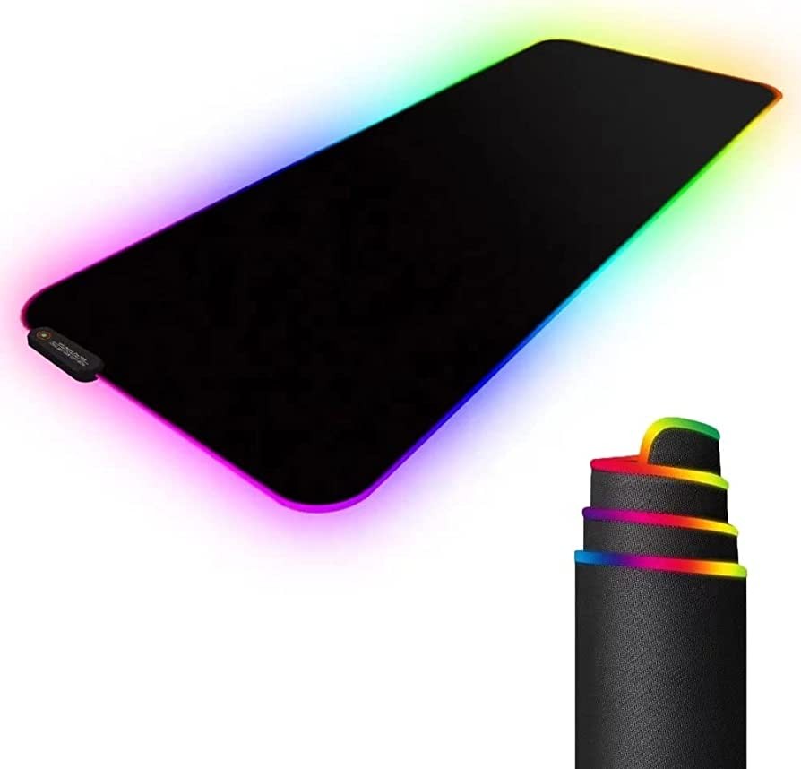 accesorios para electronica - Mouse Pad Gaming RGB Iluminado 80CM X 30CM con luz LED 12 colores  1