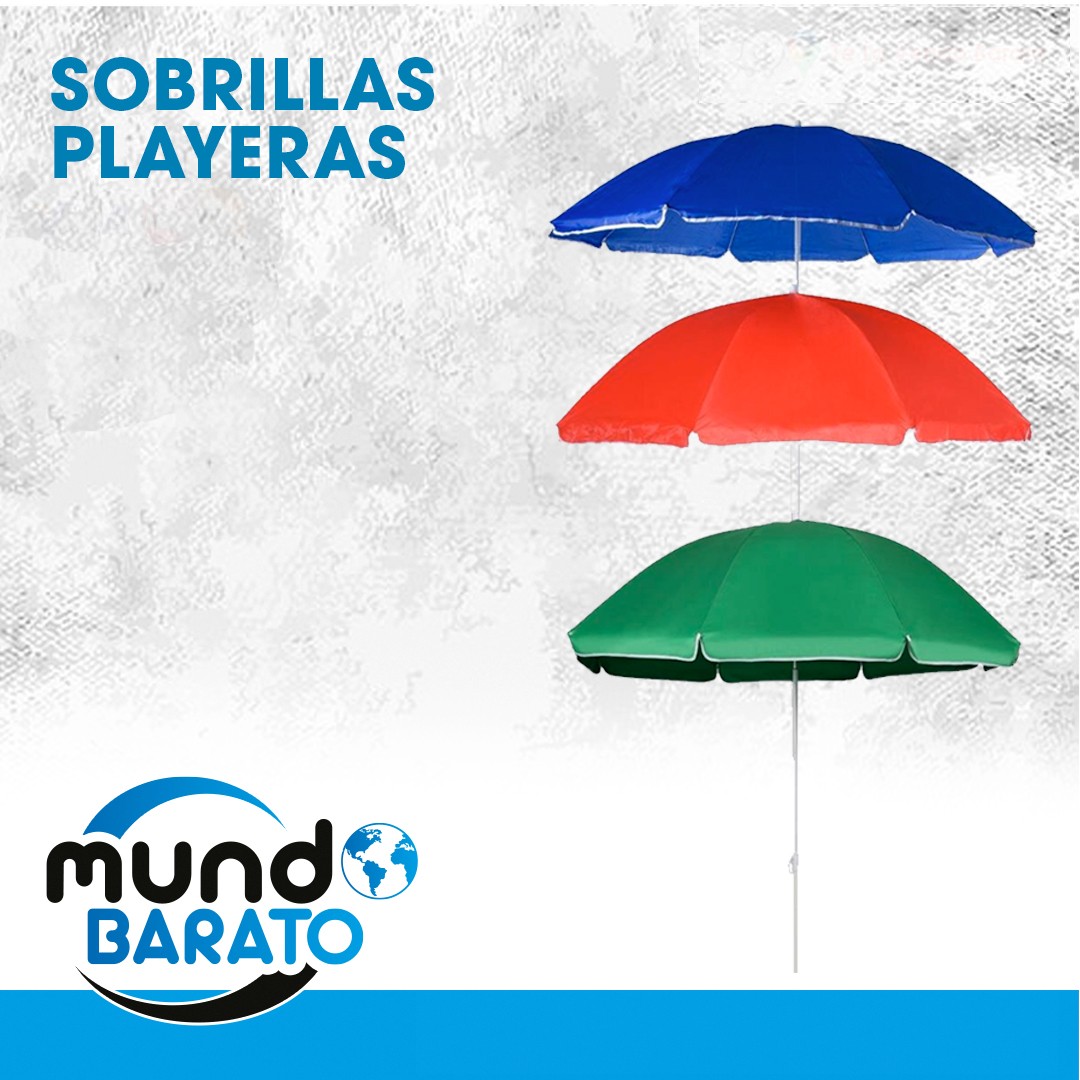 Sombrilla Paraguas GRANDE ideal para negocios, terrazas, playa