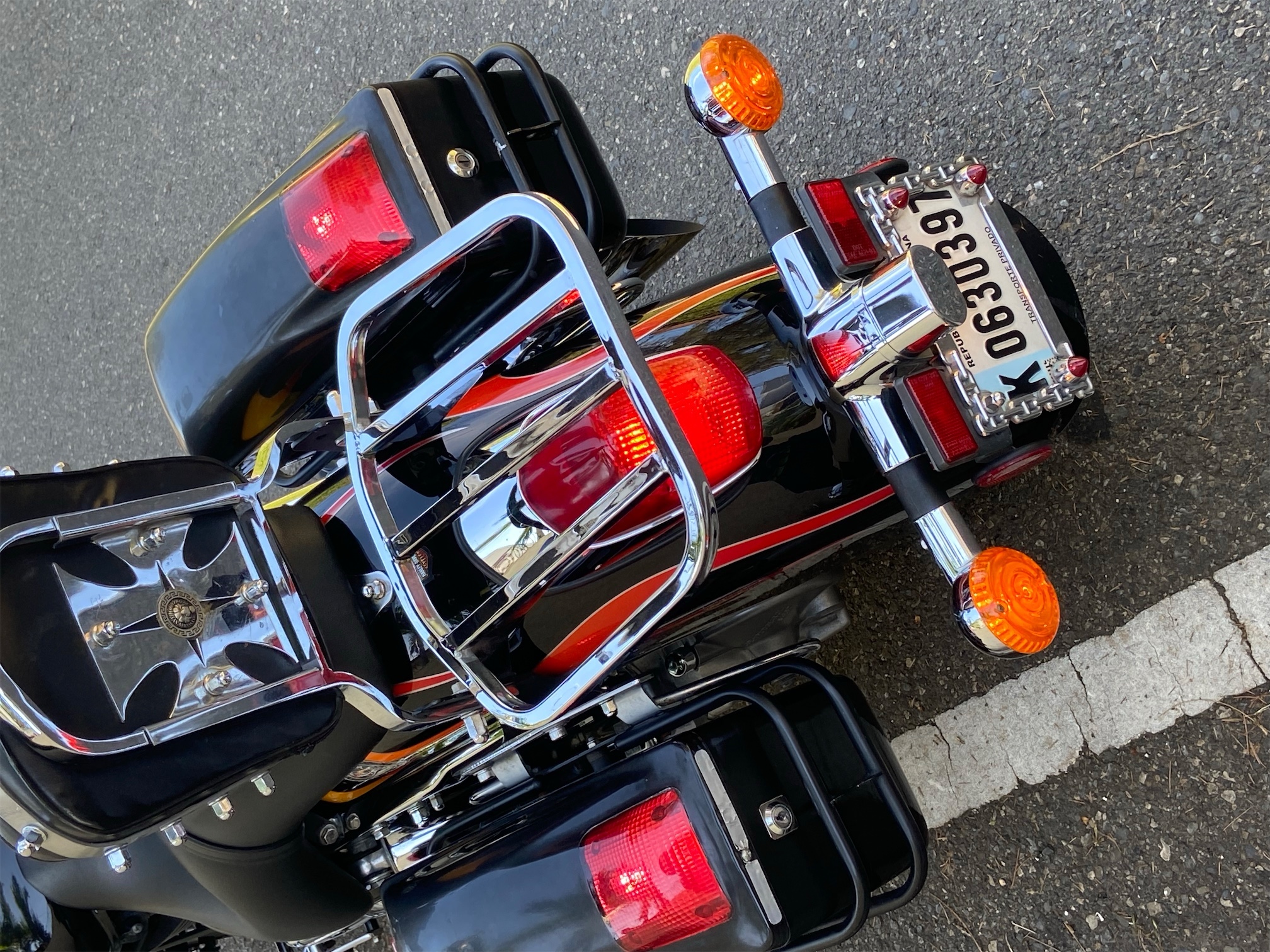 motores y pasolas - Moto tipo Harley Davidson 2
