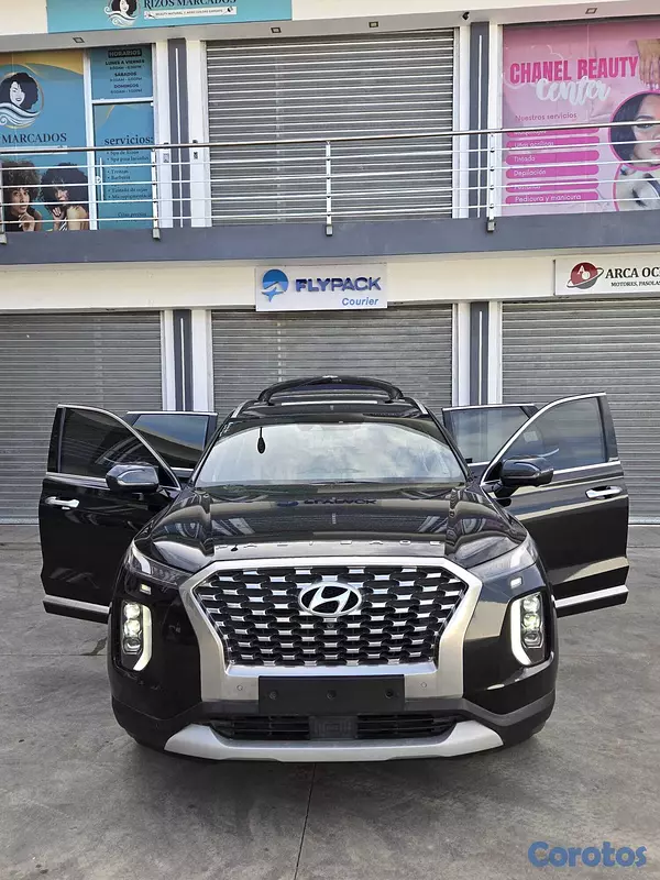 jeepetas y camionetas - HYUNDAI PALISADE 2019 NEGRO GASOLINA 4